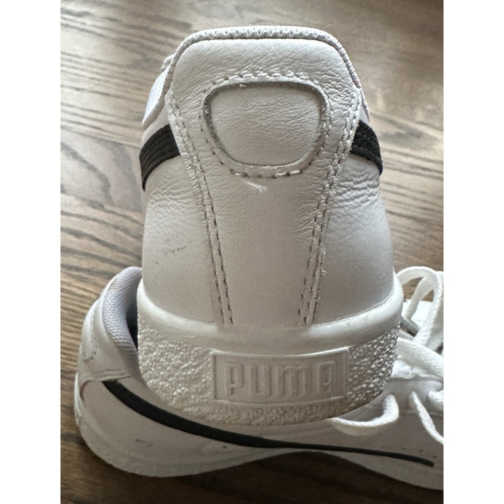 Puma Clyde Core L. Foil White Black Gold 364669-01 Mens 7.5 Classic Sneakers - Picture 9 of 16